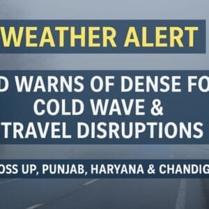 Dense Fog, Cold Wave & Snowfall Across North India